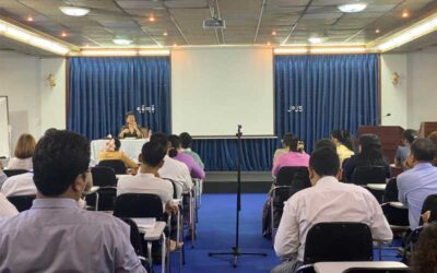 Singapore Ambassador delivered a lecture to the Diploma in Diplomacy (1/2025) Yangon Session