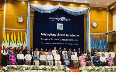 Myanmar Diplomatic Academy Participates in the First Career Fair & Forum 2025 at Naypyitaw State Academy