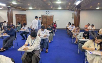 သံတမန်ရေးရာ ဘွဲ့လွန်ဒီပလိုမာသင်တန်း (Diploma in Diplomacy) အမှတ်စဉ်(၁/၂၀၂၅)၏ ပထမပညာသင်နှစ်ဝက် စာမေးပွဲများကျင်းပခြင်း