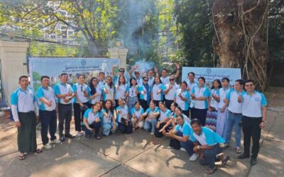 Diploma in Diplomacy (DID 1/2025), Yangon Class held Myanmar Traditional Htamanè Festival